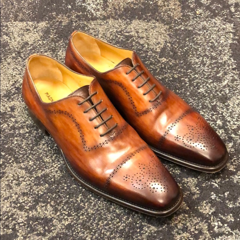 Magnanni dress shoes - cognac size 10.5